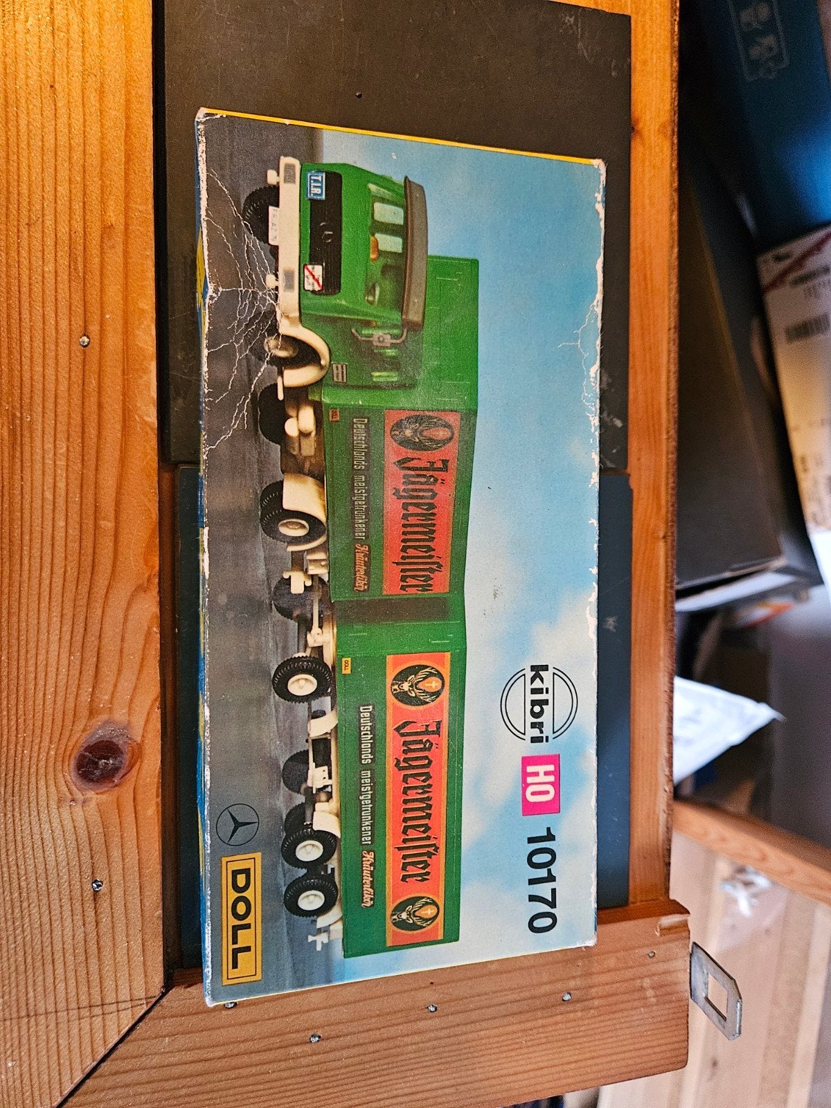 Kibri bouwpakket Mercedes Bakwagen met aanhanger,schaal 1:87, Ophalen of Verzenden, Bus of Vrachtwagen, Overige merken