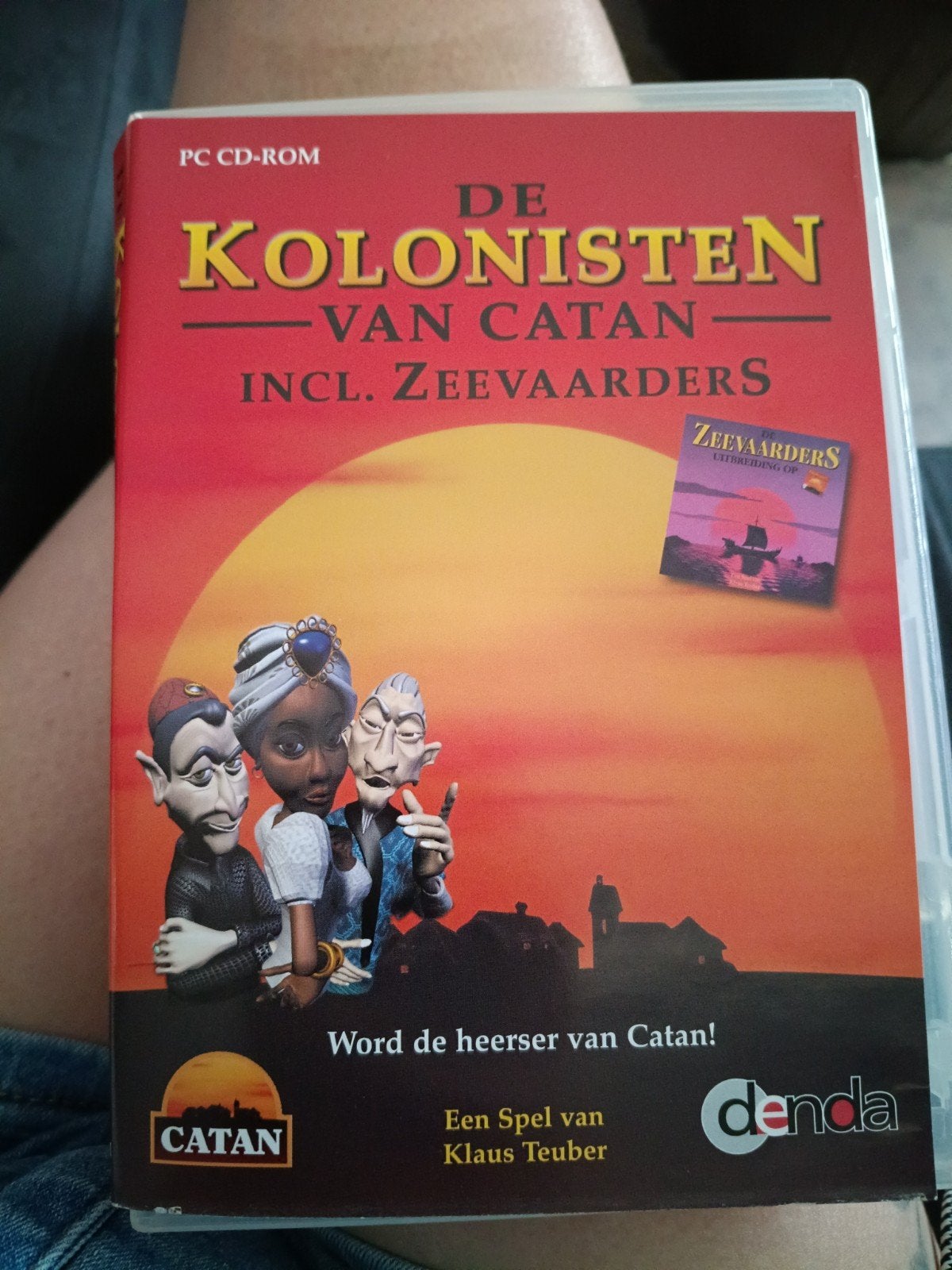 Kolonisten van Catan PC CD-rom (incl. Zeevaarders), Gebruikt, Eén computer, Ophalen of Verzenden, 3 spelers of meer