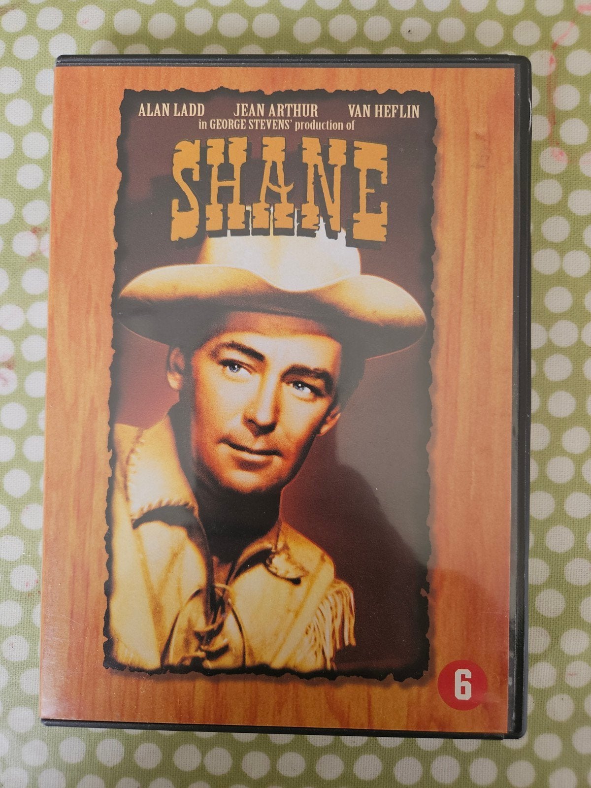 Shane DVD - Klassieke Westernfilm, Alle leeftijden, Nederlands, Ophalen of Verzenden, Gebruikt