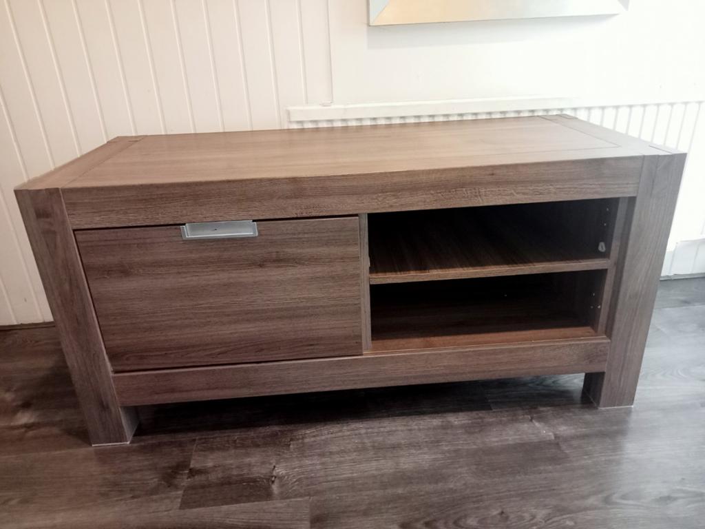 TV-meubel 152 cm breed, Gebruikt, 100 tot 150 cm, Modern, Functioneel, Ophalen of Verzenden