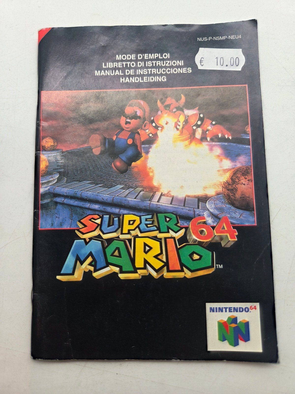 Super Mario 64 Handleiding Nintendo 64, Nintendo, Gebruikt, 1 speler, Ophalen of Verzenden