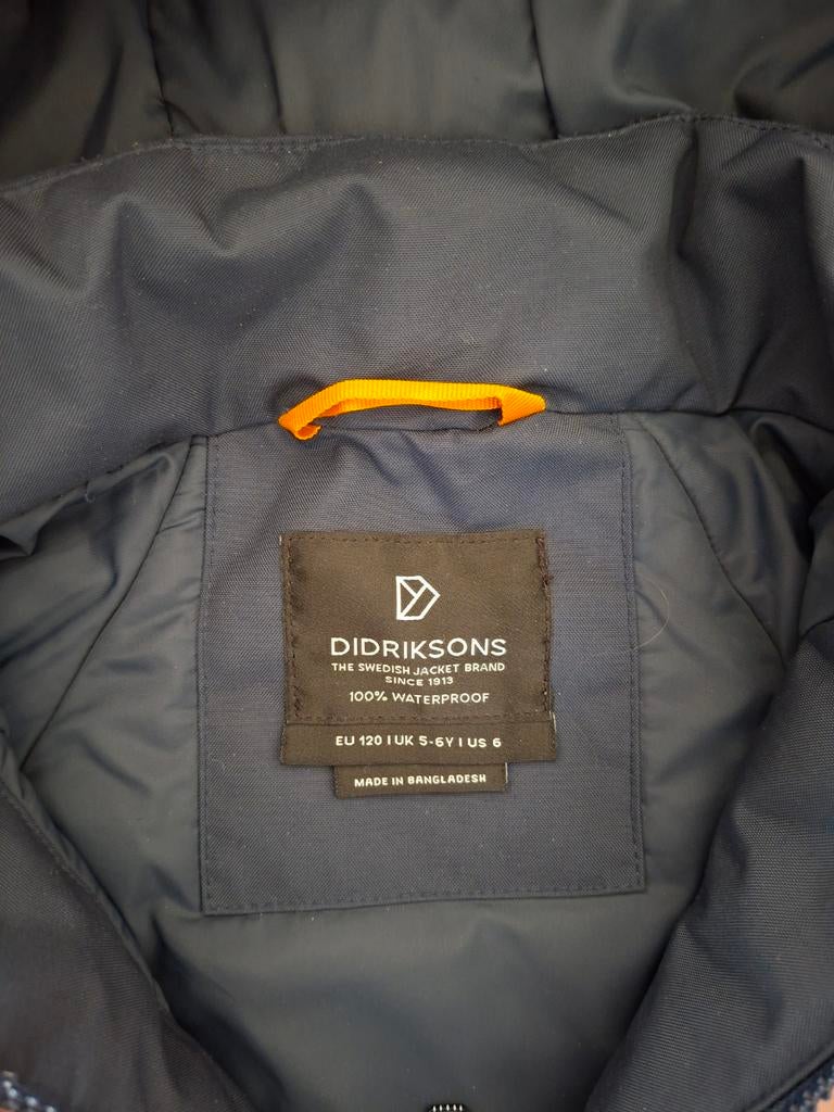Didriksons winterjas maat 120 - Waterdicht en warm, Ophalen, Gebruikt, Jongen of Meisje, Didriksons