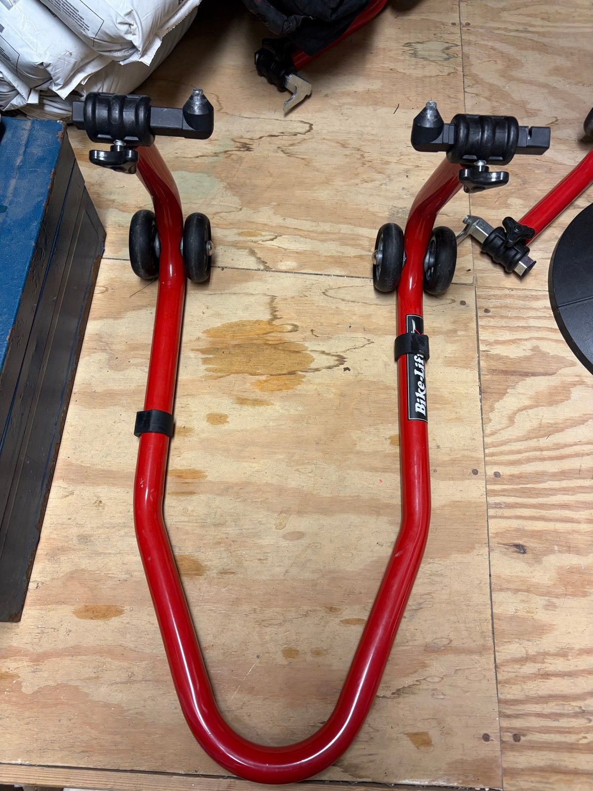 Motorfiets paddock stand set voor en achter - Bike-Lift, Motoren, Ophalen, Gebruikt