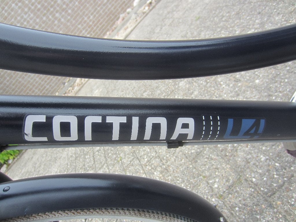 damesfiets cortina u4 transporter, Gebruikt, Versnellingen, 56 cm of meer, Trommelrem