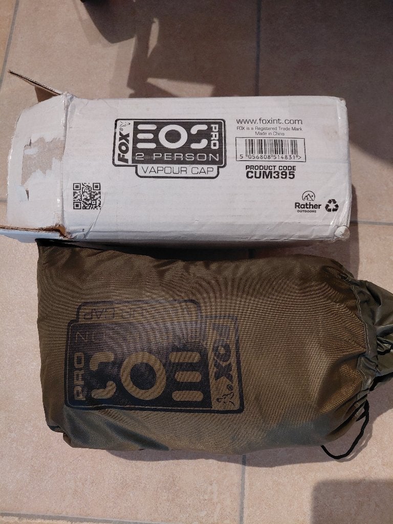 Fox eos pro bivy 2 vapour cap (=geen bivy), Watersport en Boten, Hengelsport | Karpervissen, Ophalen of Verzenden, Nieuw, Overige typen