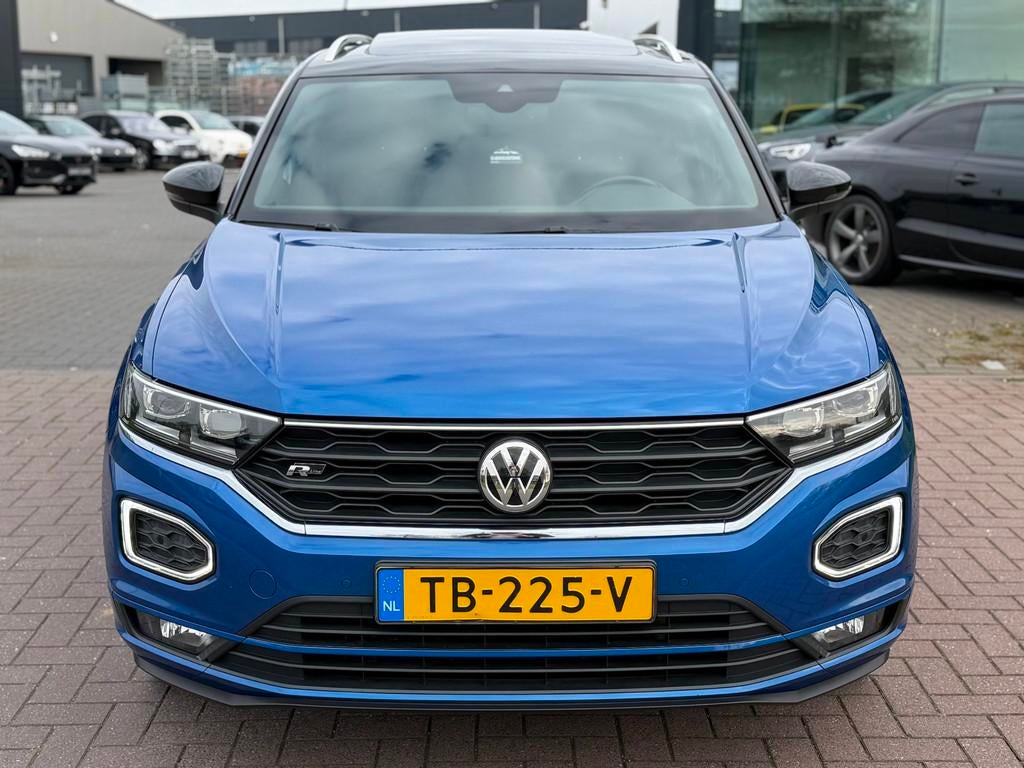 Volkswagen T-Roc 1.5 TSI Sport R-Line 150PK DSG Pano Virt NA, 4 cilinders, 150 pk, Blauw, Origineel Nederlands