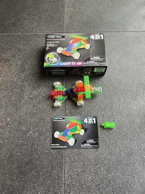 laser pegs building blocks met licht, Ophalen