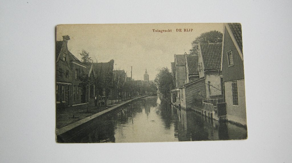 Ansichtkaarten Nederland, TC 6-49 De Rijp, Tuingracht 1913, Verzamelen, Verzenden, Voor 1920, Gelopen, Noord-Holland