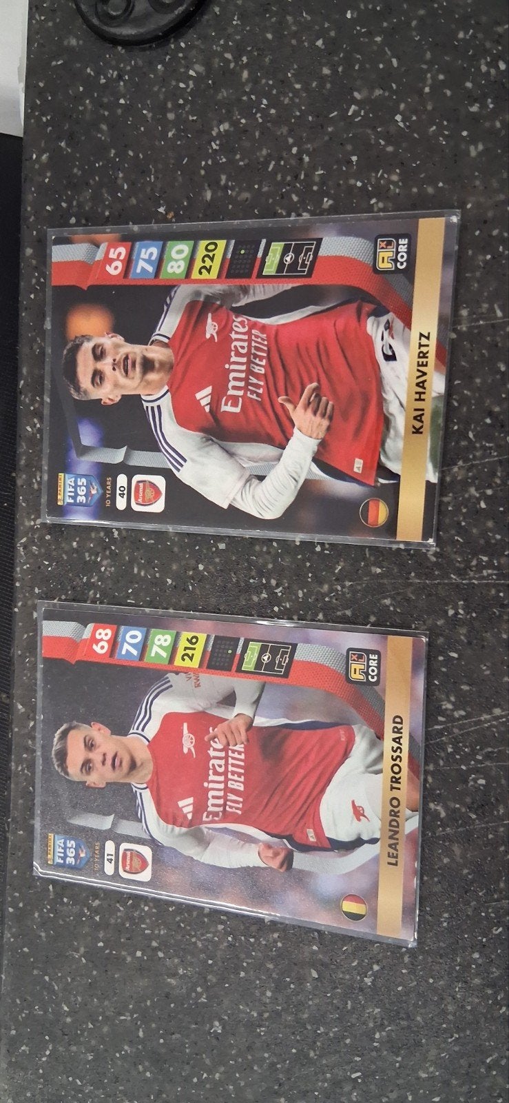 FIFA 365 Adrenalyn XL 2024 - Kai Havertz & Leandro Trossard, Ophalen of Verzenden, Zo goed als nieuw, Buitenlandse clubs, Spelerskaart