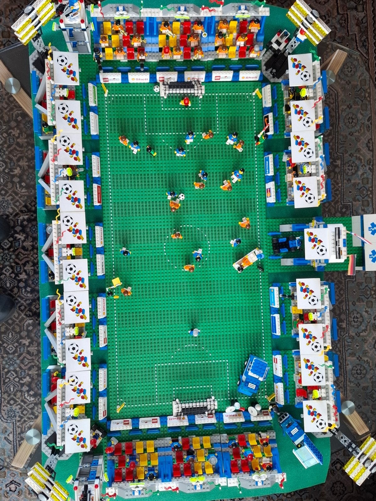 Grote LEGO WK Voetbalstadion Collectie (Shell Promotie), Ophalen of Verzenden, Gebruikt, Overige merken