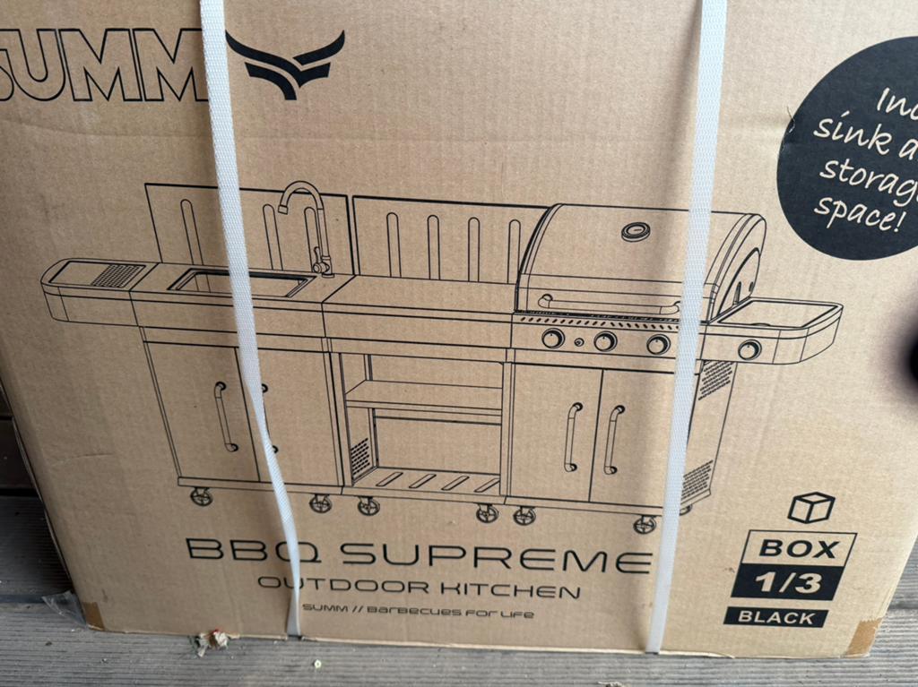 Hele mooie grote buiten keuken bbq, Ophalen of Verzenden, Nieuw, Gas, Vrijstaand