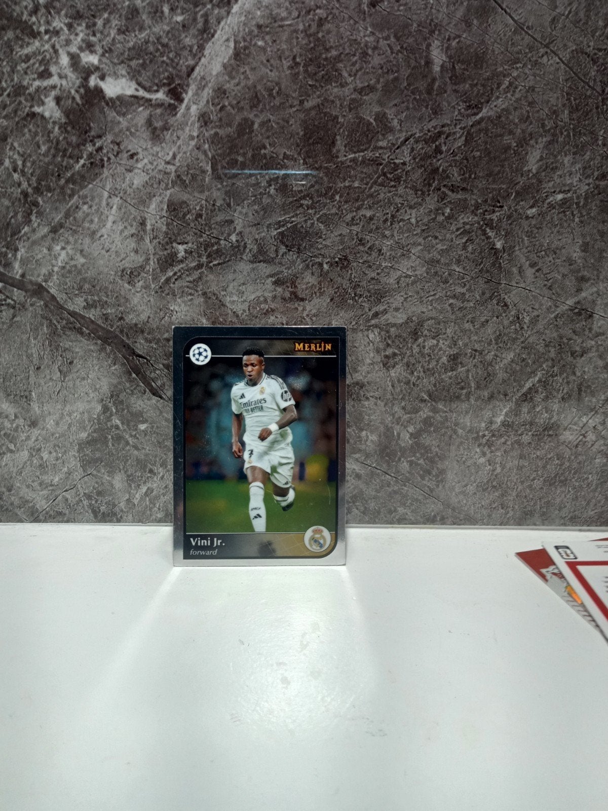 Merlin Topps Champions League Kaart Vini Jr. Real Madrid, Ophalen of Verzenden