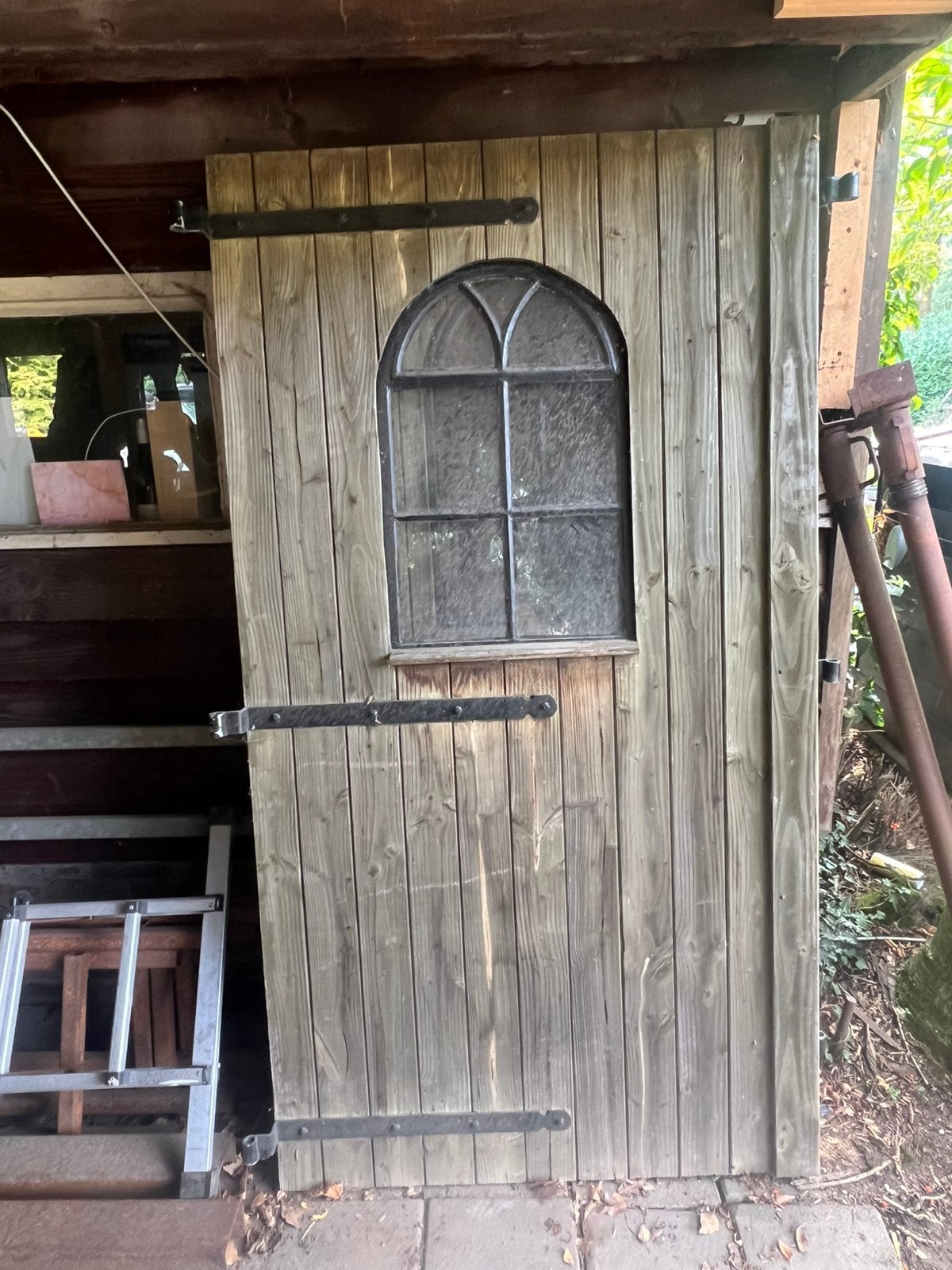 2 zware houten deuren, Ophalen, Gebruikt, Hout, Overige typen