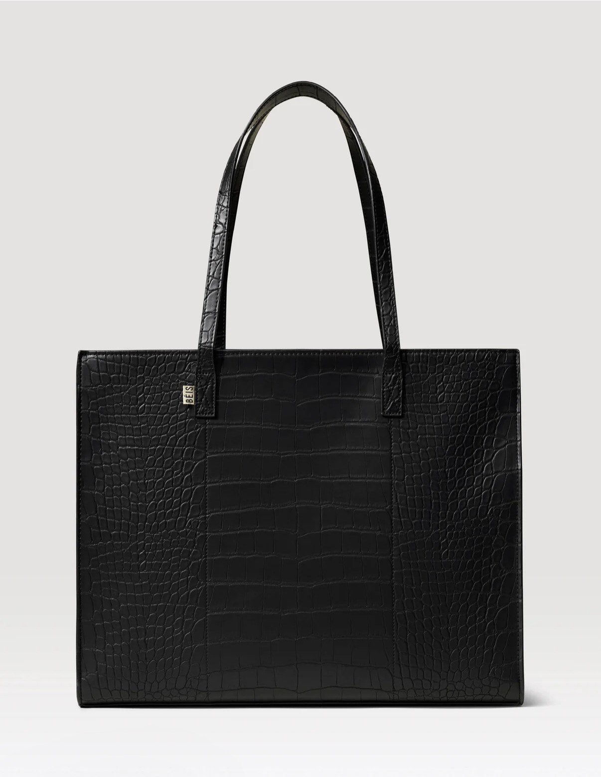 Beís kantoor/reis tas met laptop vak en groot etui met rits, Computers en Software, Schouderband, 17 inch of meer, Nieuw, Ophalen of Verzenden