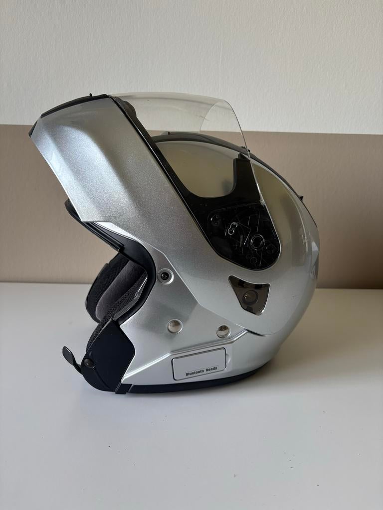 HJC IS-MAX BT Systeemhelm - Zilver - Maat M, Ophalen, M, Systeemhelm, Heren