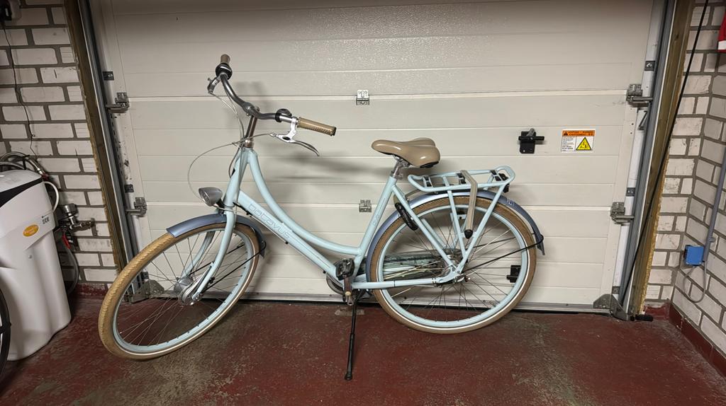 Lichtblauwe batavus diva, Fietsen en Brommers, Fietsen | Dames | Damesfietsen, 56 cm of meer, Ophalen of Verzenden, Zo goed als nieuw