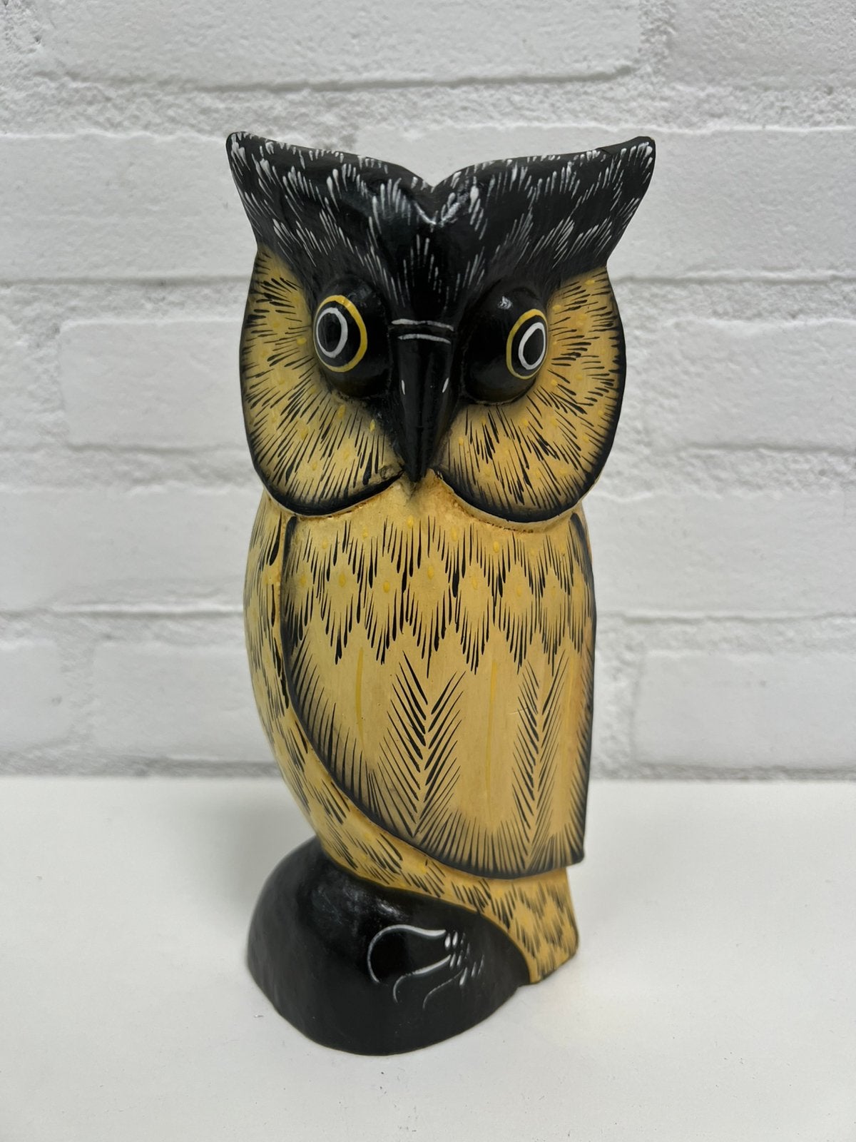 Te Koop : Houten Beeldje Uiltje Hout Uil Beeld, Ophalen of Verzenden, Gebruikt, Dier