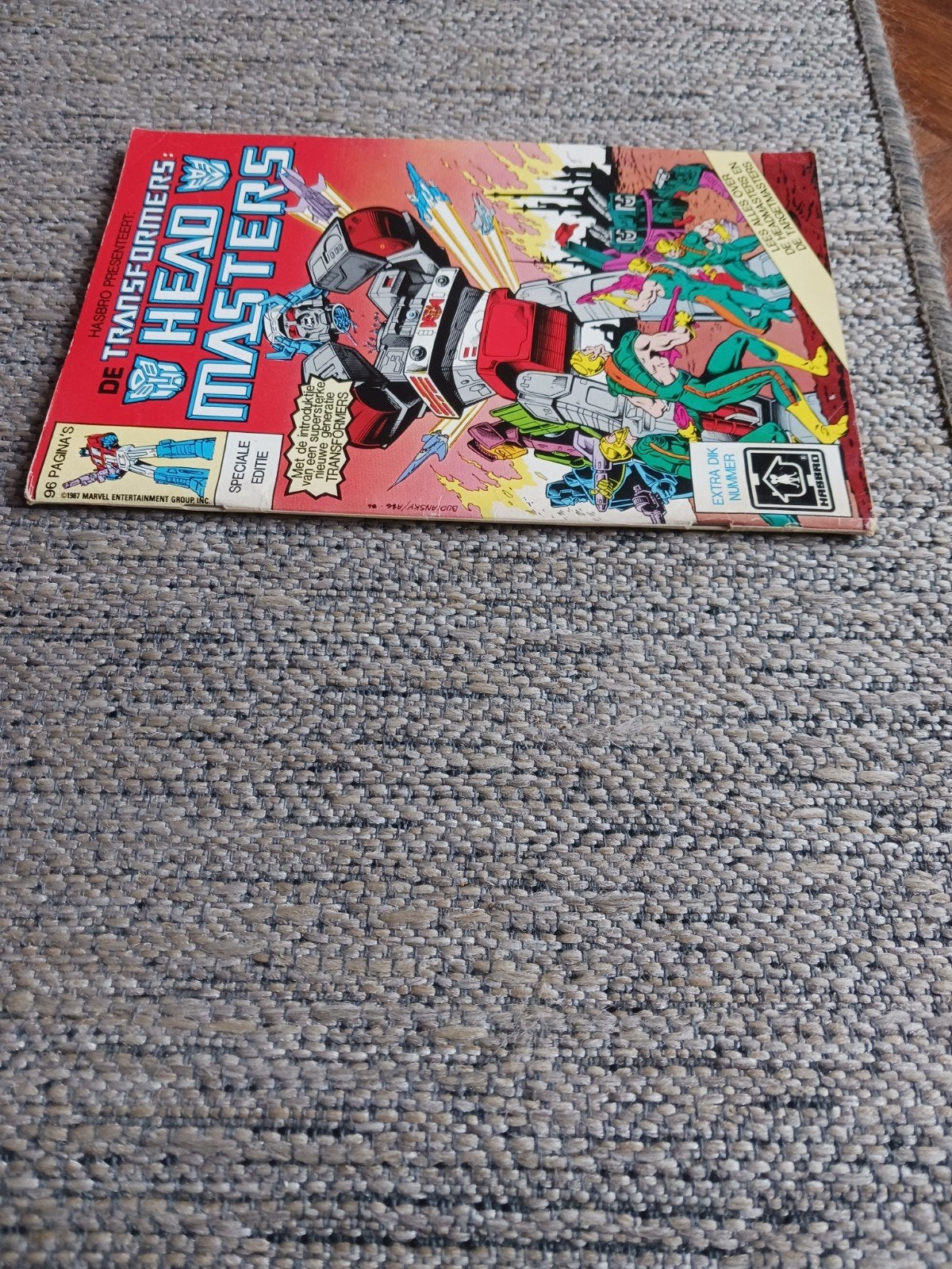 Transformers: Headmasters Speciale Editie Stripboek, Eén stripboek, Ophalen of Verzenden, Gelezen, Marvel Comics