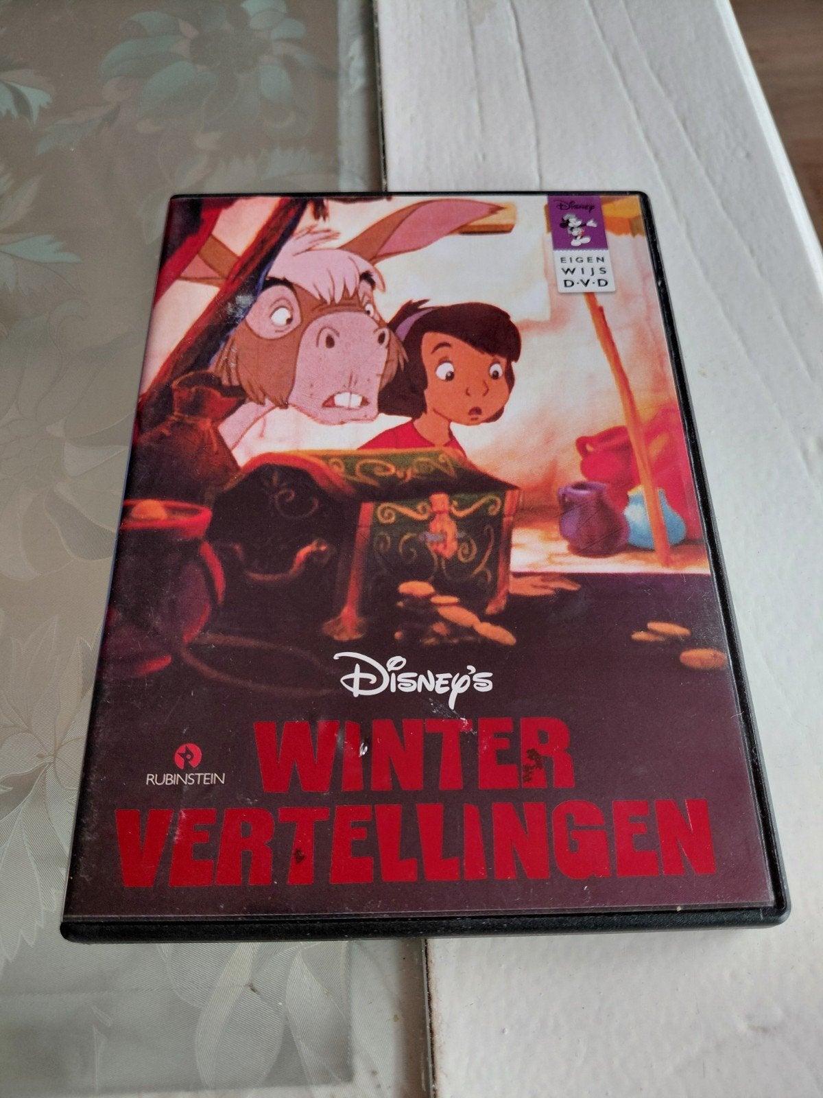 Disney's Wintervertellingen Dvd Met Boekje., Tekenfilm, Ophalen of Verzenden, Zo goed als nieuw, Alle leeftijden