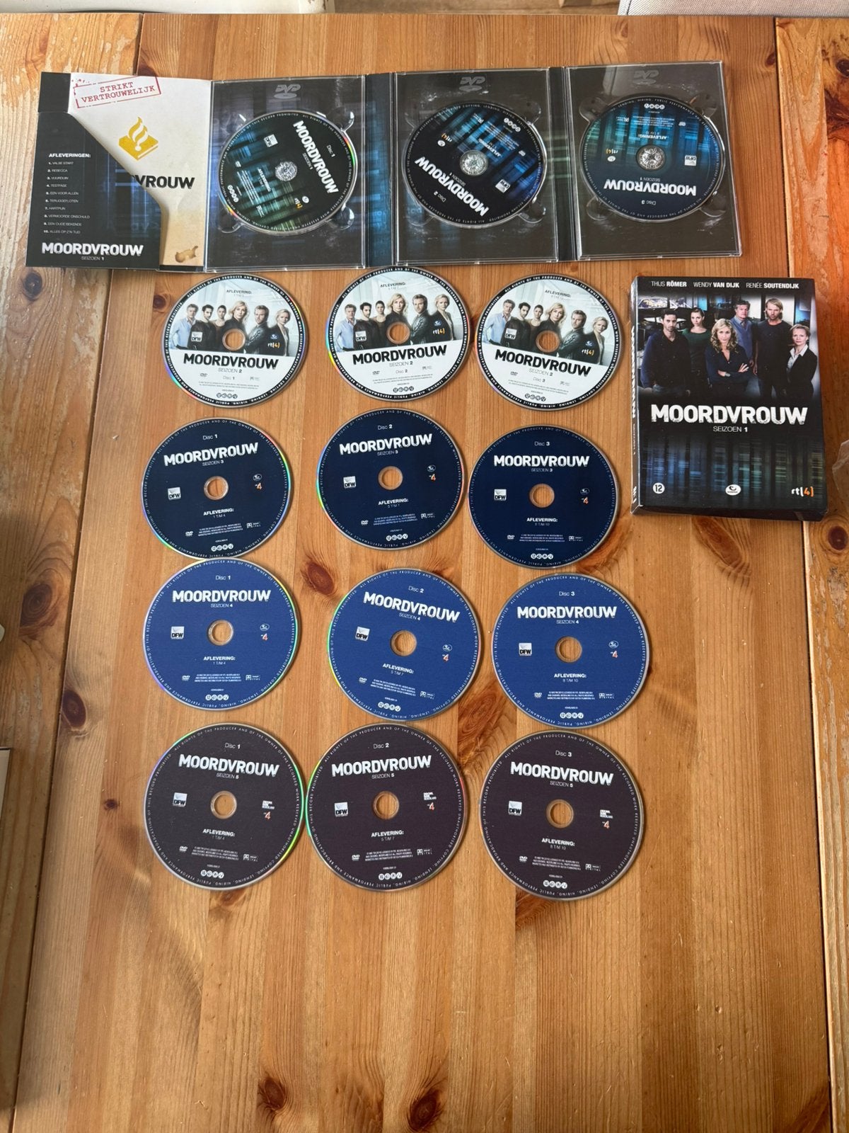 Moordvrouw orgineel Dvd seizoenen 1 2 3 4 5, Vanaf 12 jaar, Verzenden, Gebruikt