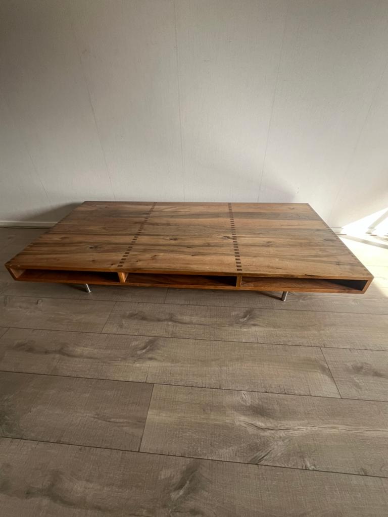 Pilat en Pilat salontafel, Huis en Inrichting, Ophalen, 100 tot 150 cm, 50 tot 100 cm, Zo goed als nieuw