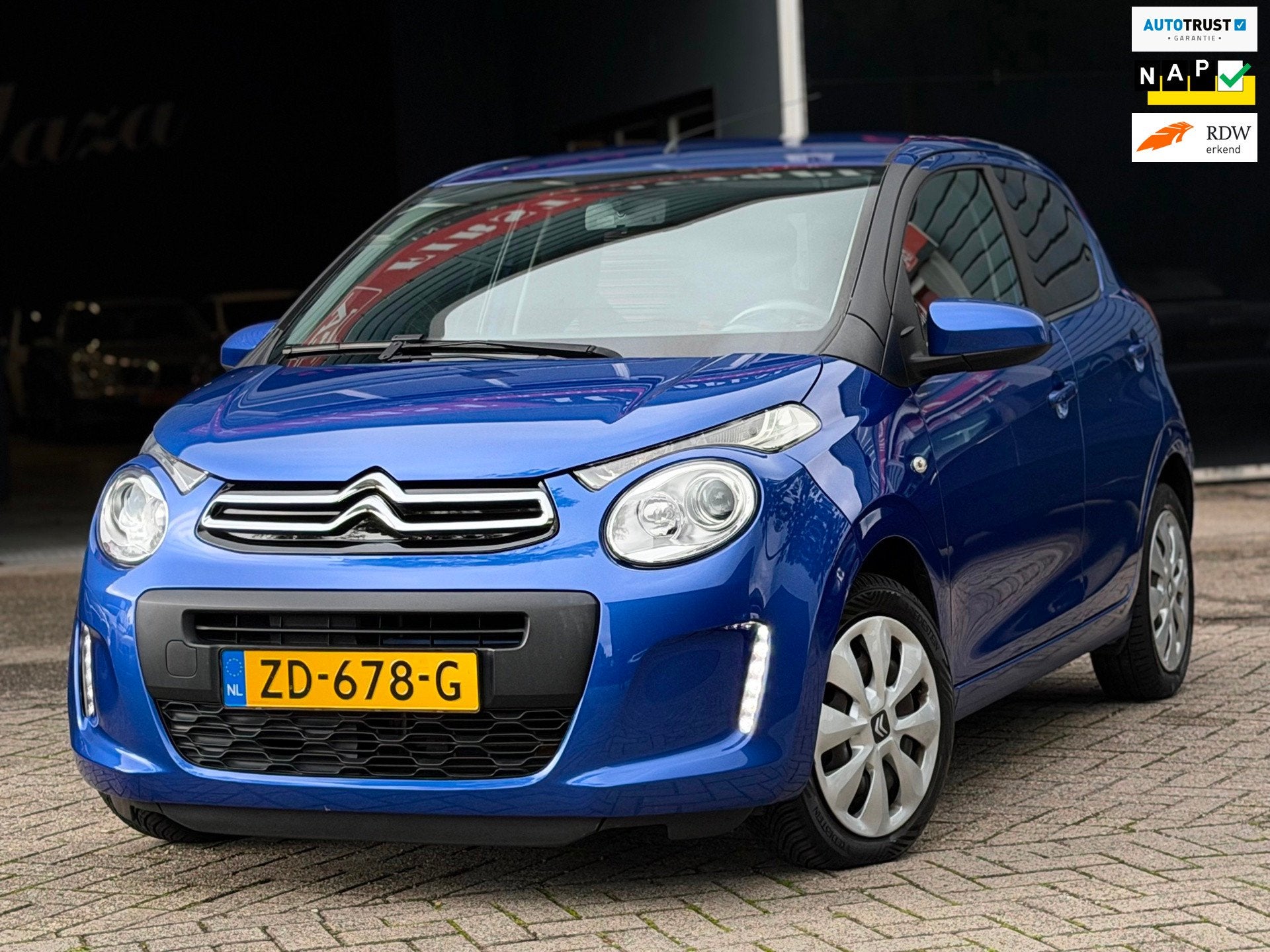 Citroen C1 1.0 VTi Feel CRUISE/AIRCO/BLUETOOTH | KEURIGE AUT, Stof, Gebruikt, C1, Origineel Nederlands