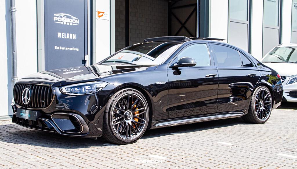 Mercedes-Benz S-klasse AMG 63 S E Performance Keramisch | Ca, Gebruikt, 8 cilinders, Adaptive Cruise Control, Zwart