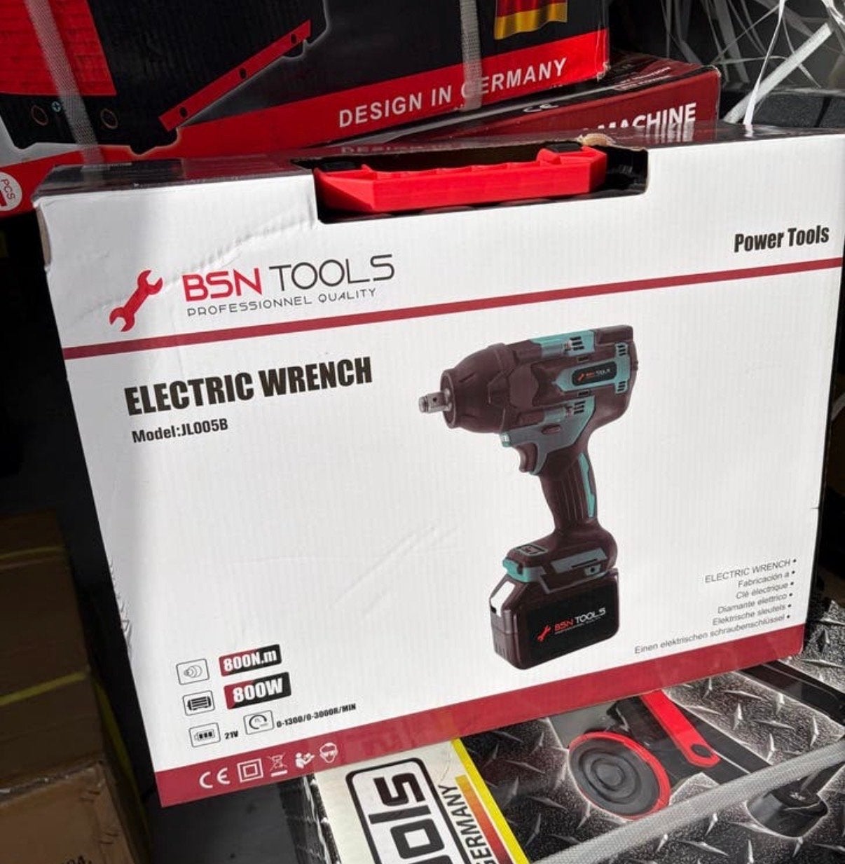 een nieuwe 800W BSN Accu Slagmoersleutel 800Nm model JL005B., Ophalen, A, Gereedschapswagen, V