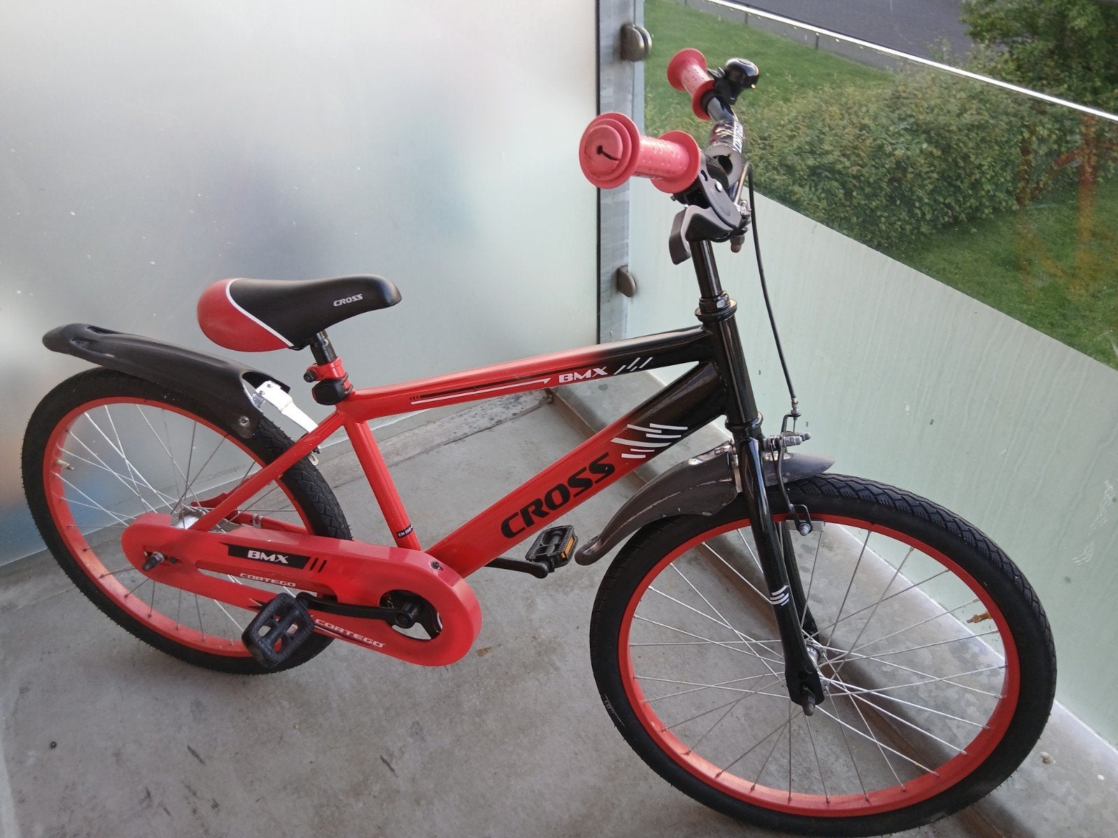 Bmx cross kinderfiets, Fietsen en Brommers, Fietsen | Crossfietsen en BMX, Ophalen, Gebruikt, 20 tot 24 inch, BMX Cross
