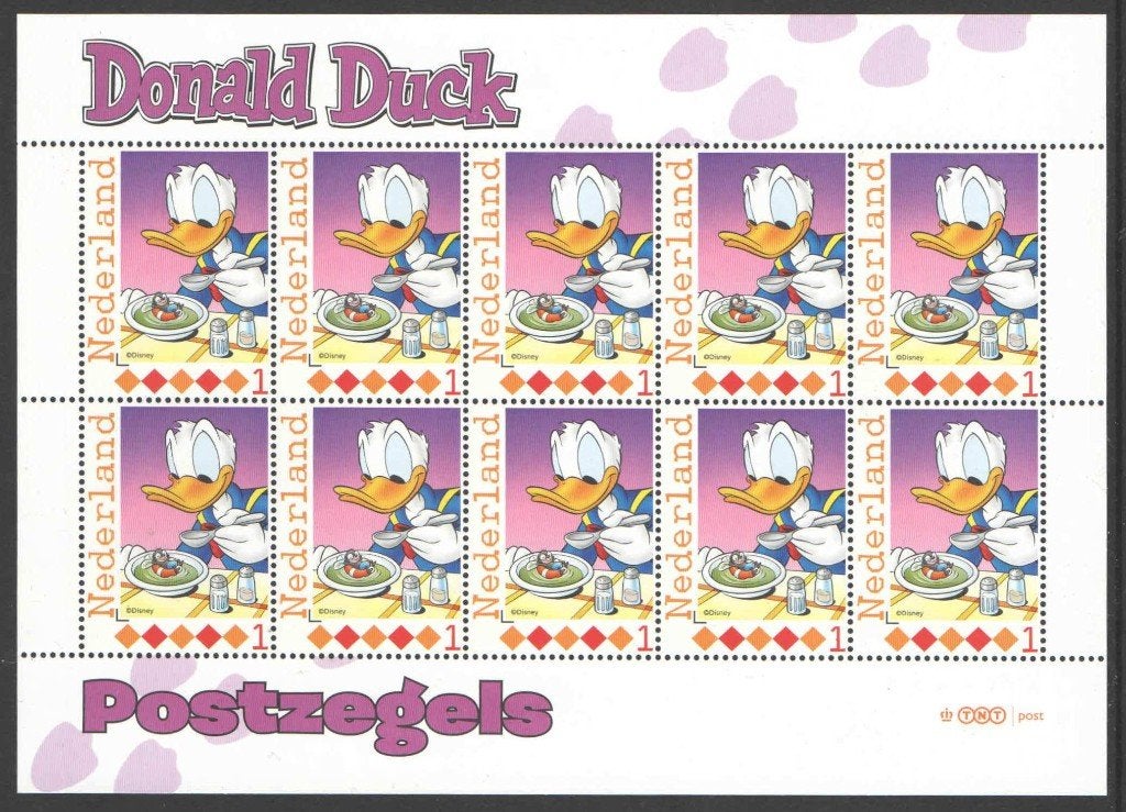 Postzegels Donald Duck, Ontdek Duckstad: Vel 35, Ophalen of Verzenden, Na 1940, Postfris
