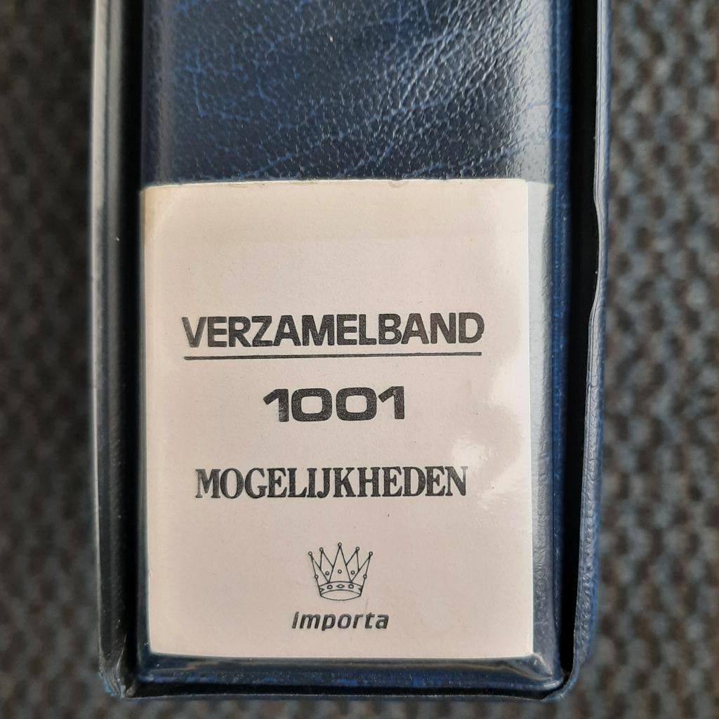 Luxe Importa Verzamelband + Cassette Blauw met V bladen, Ophalen of Verzenden, Verzamelalbum