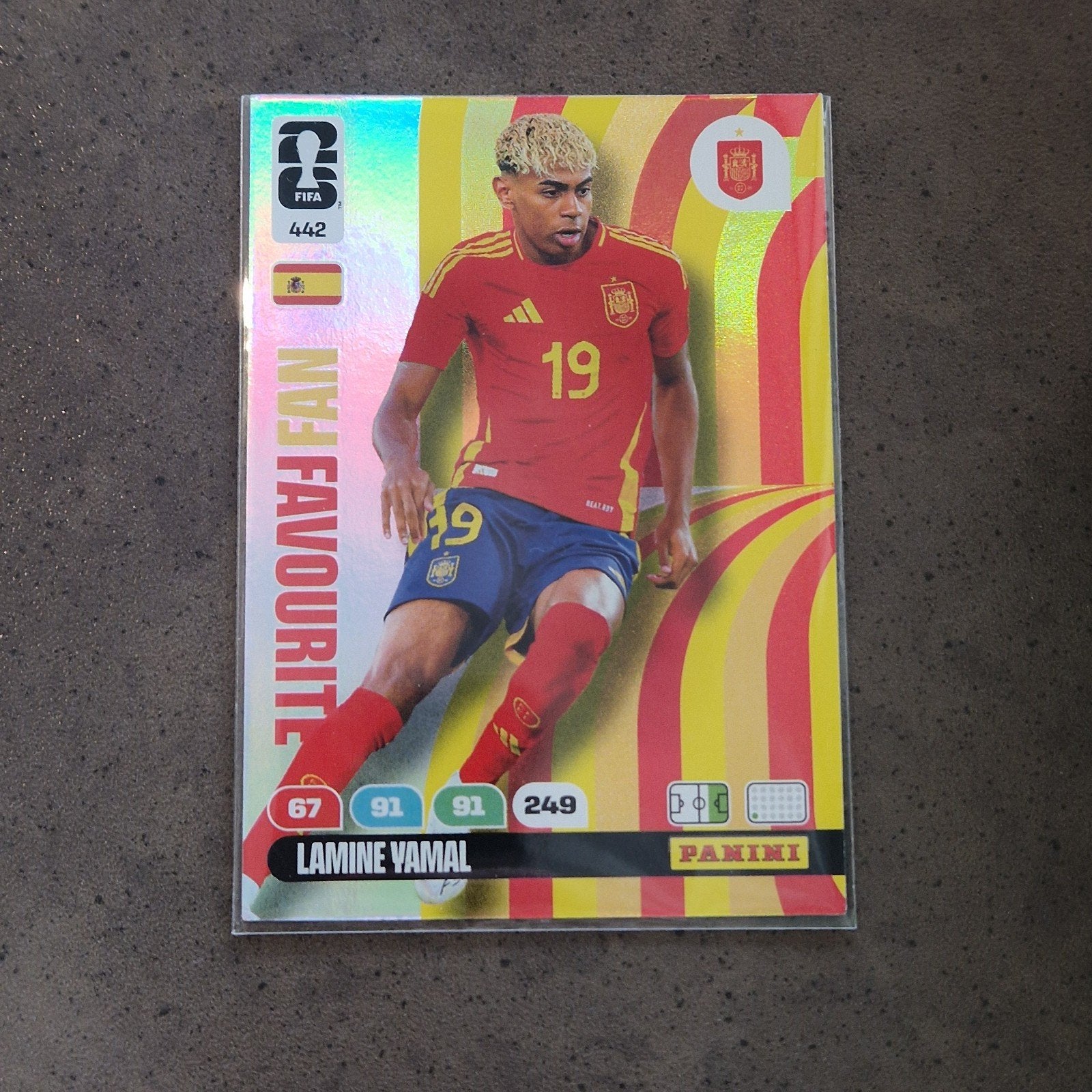 LAMINE YAMAL Panini fifa world cup 2026, Ophalen of Verzenden, Zo goed als nieuw, Plaatje