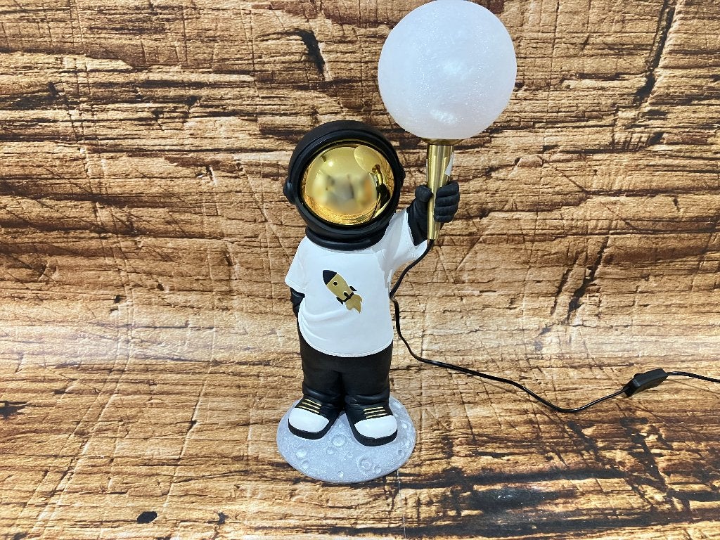 Astronaut Apollo tafellamp, 46,5 cm hoog, Ophalen of Verzenden