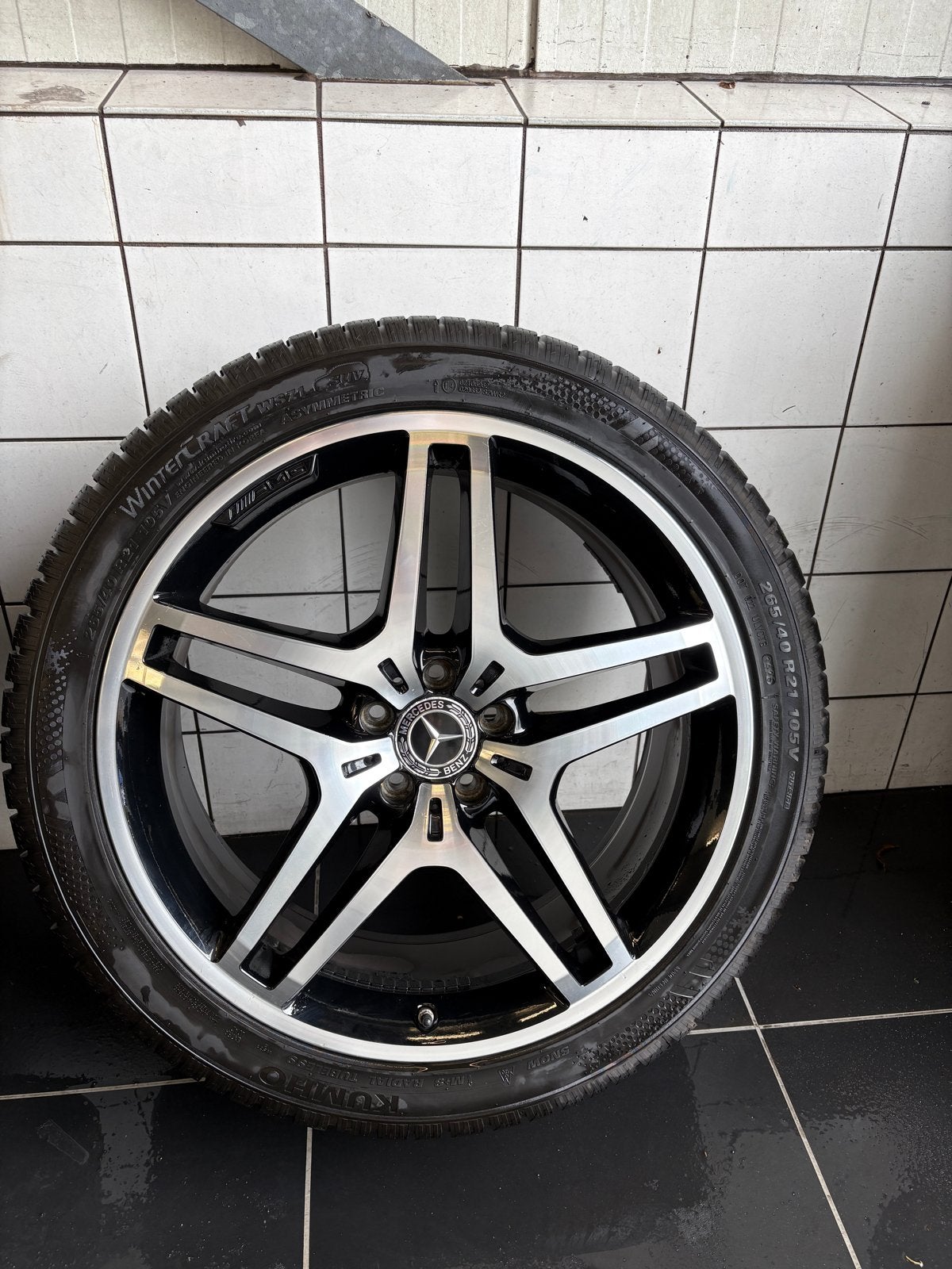 21 inch Mercedes AMG GLE Winterset, Auto-onderdelen, Gebruikt, 265 mm, Banden en Velgen, Personenwagen