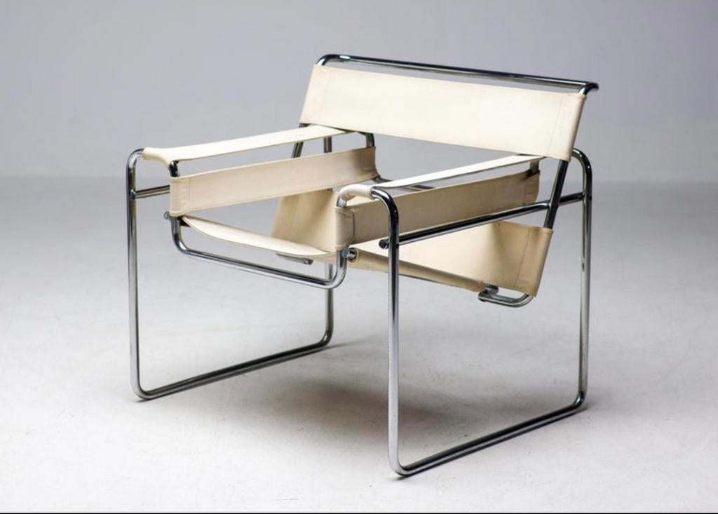 Wassily Chair — Marcel Breuer, Gavina, Ophalen, Overige materialen, -, -