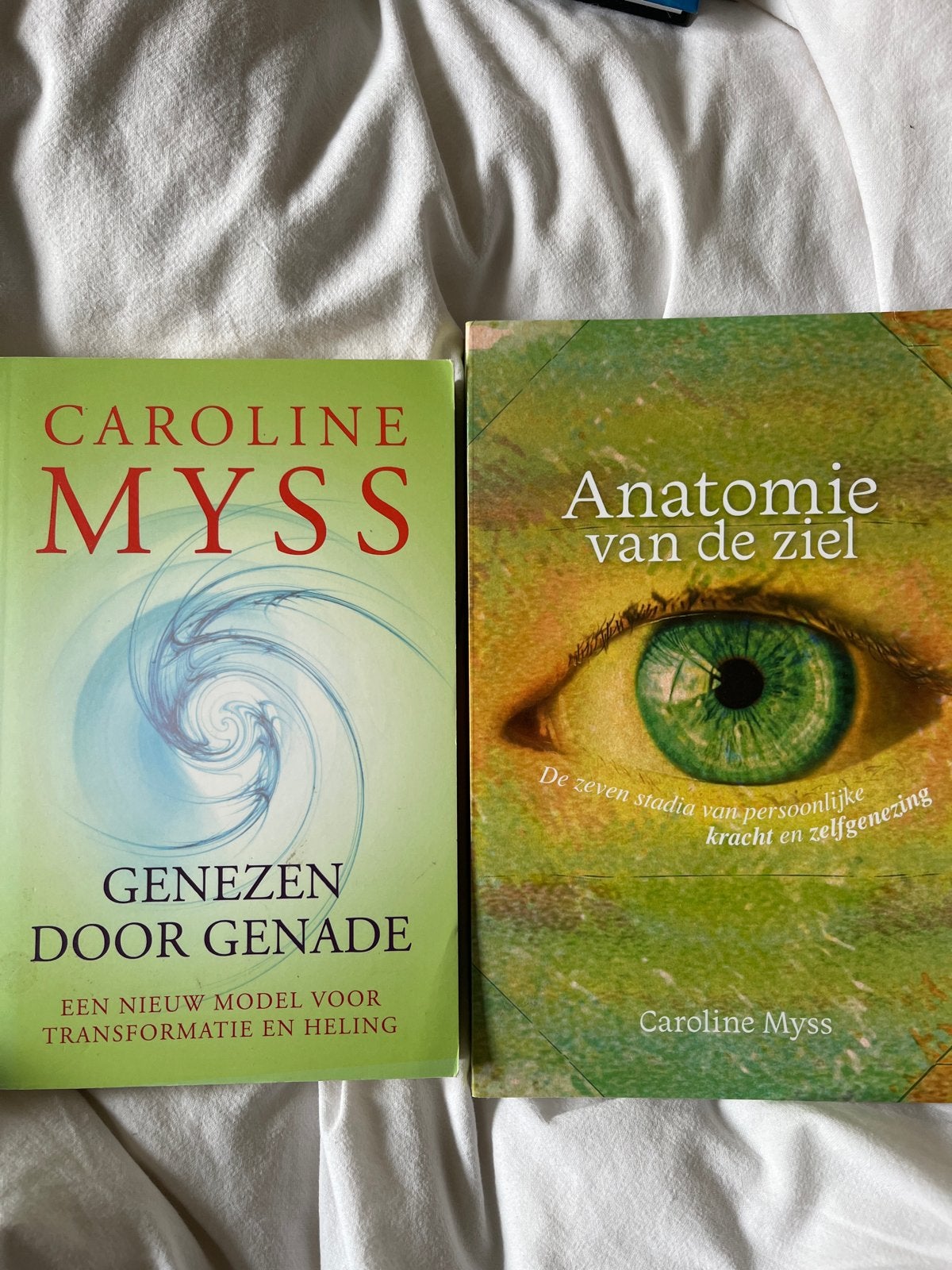 Caroline Myss: Genezen door Genade & Anatomie van de Ziel, Boeken, Ophalen of Verzenden, Zo goed als nieuw, Spiritualiteit algemeen