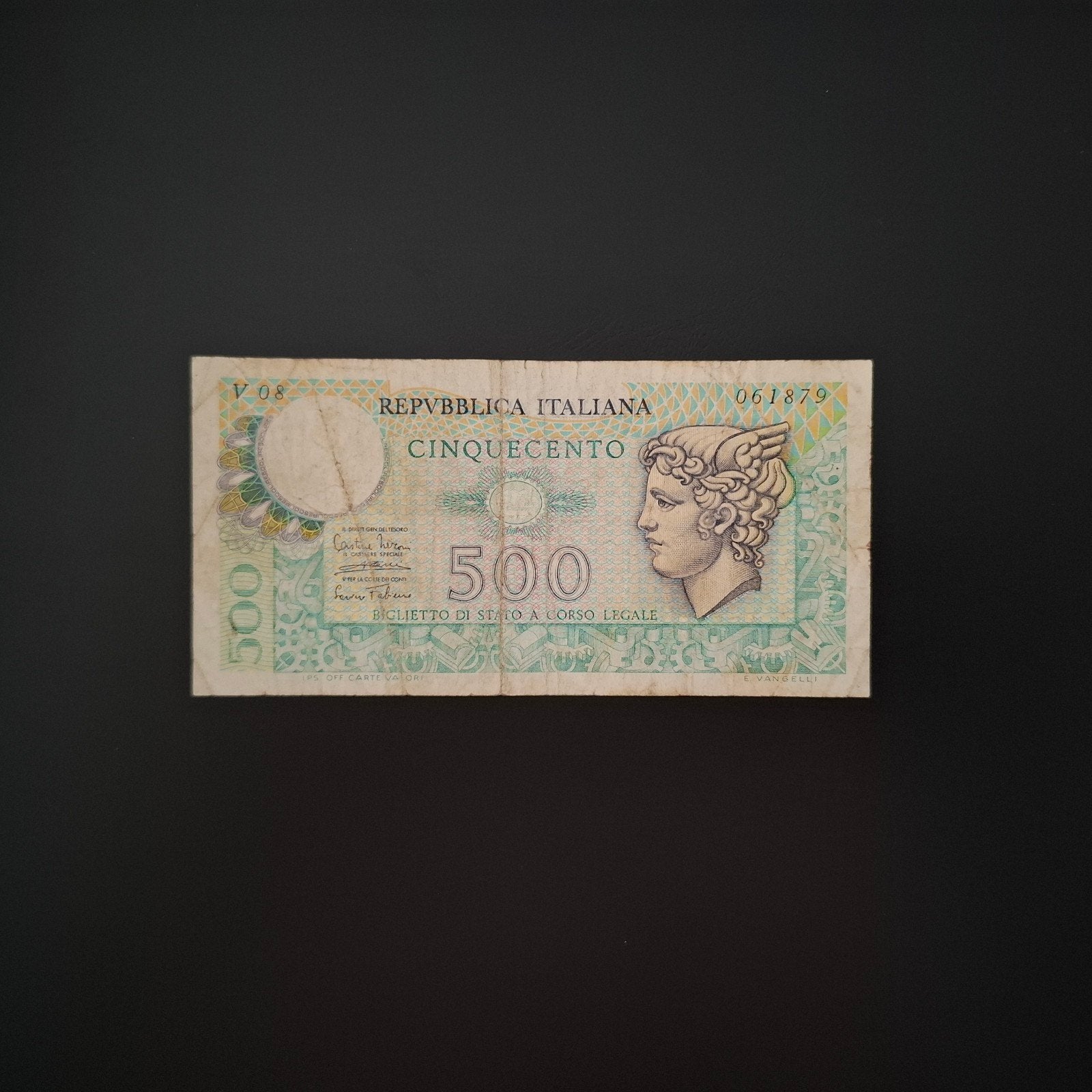 500 lira Italië #066, Verzenden, Italië, Los biljet