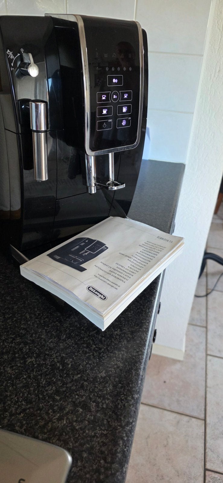 Espresso machine Delonghi Dinamica zwart, Ophalen, Espresso apparaat