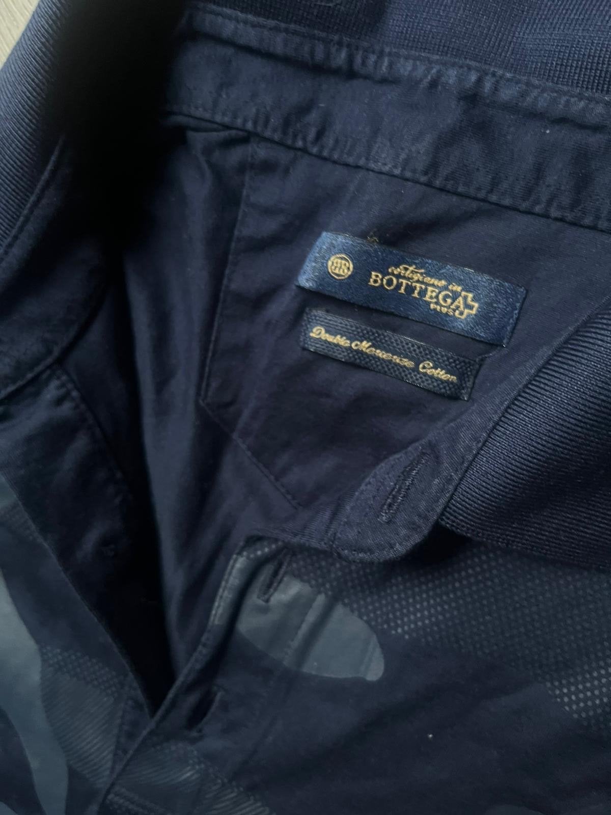 Bottega Prus Poloshirt Heren - Donkerblauw Camouflage, Ophalen of Verzenden, Zo goed als nieuw, Maat 48/50 (M), Blauw