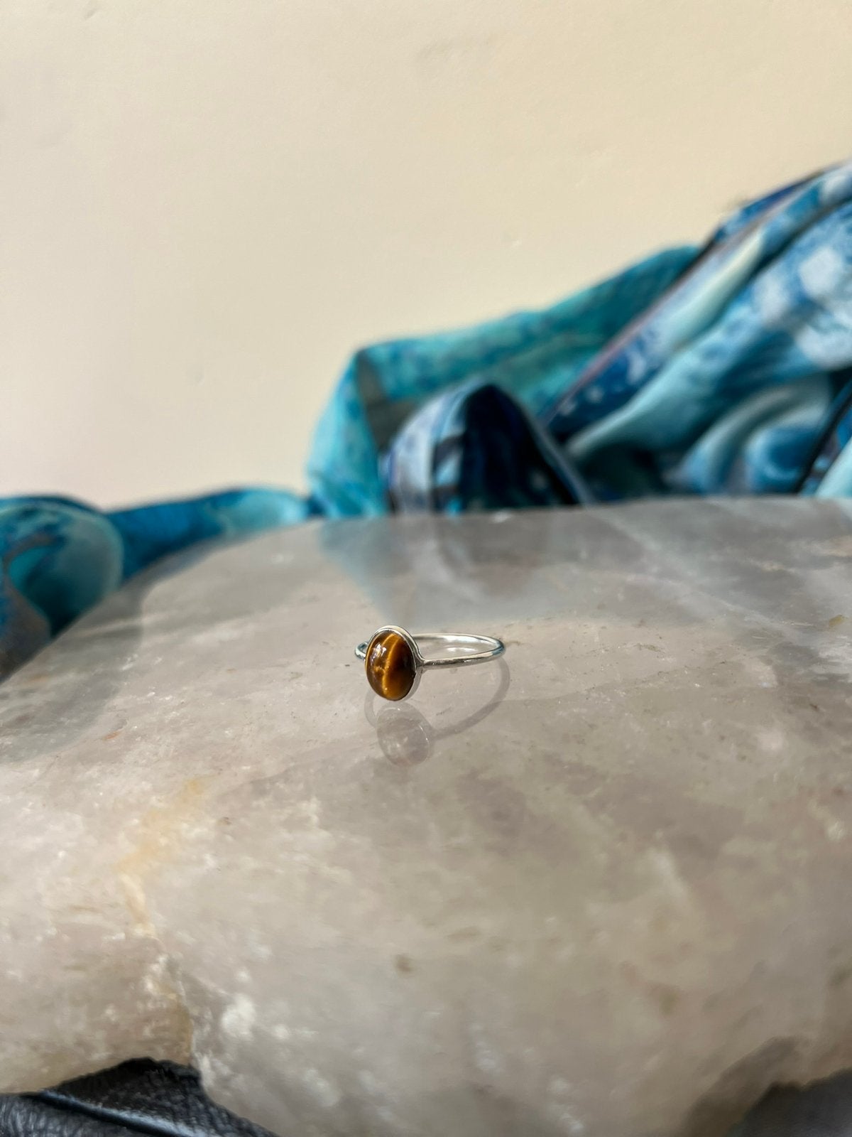 Tijgeroog beschermt moed vertrouwen voorspoed geluk SALE, Sieraden, Tassen en Uiterlijk, Ringen, Bruin, Nieuw, Ophalen of Verzenden