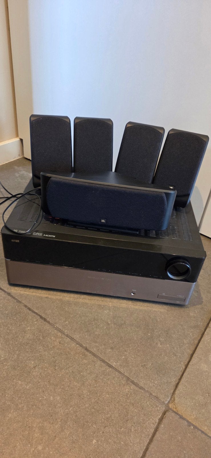 Harman Kardon receiver met JBL 5.1 speakerset, Audio, Tv en Foto, Ophalen, Gebruikt, 5.1-systeem, Overige merken