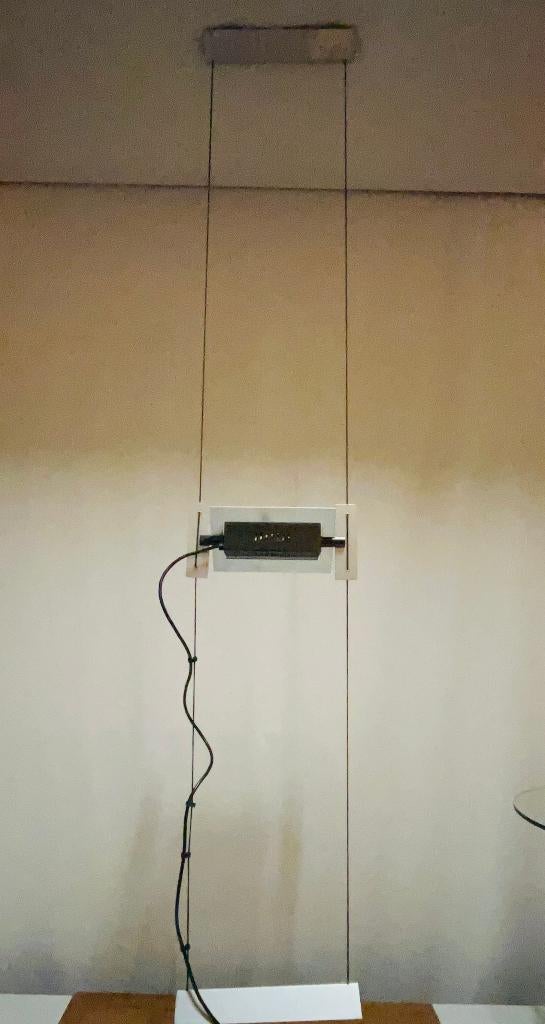 Post modern Italiaans design verstelbare hanglamp wandspot, Gebruikt, Overige materialen, Ophalen of Verzenden, Stilnovo