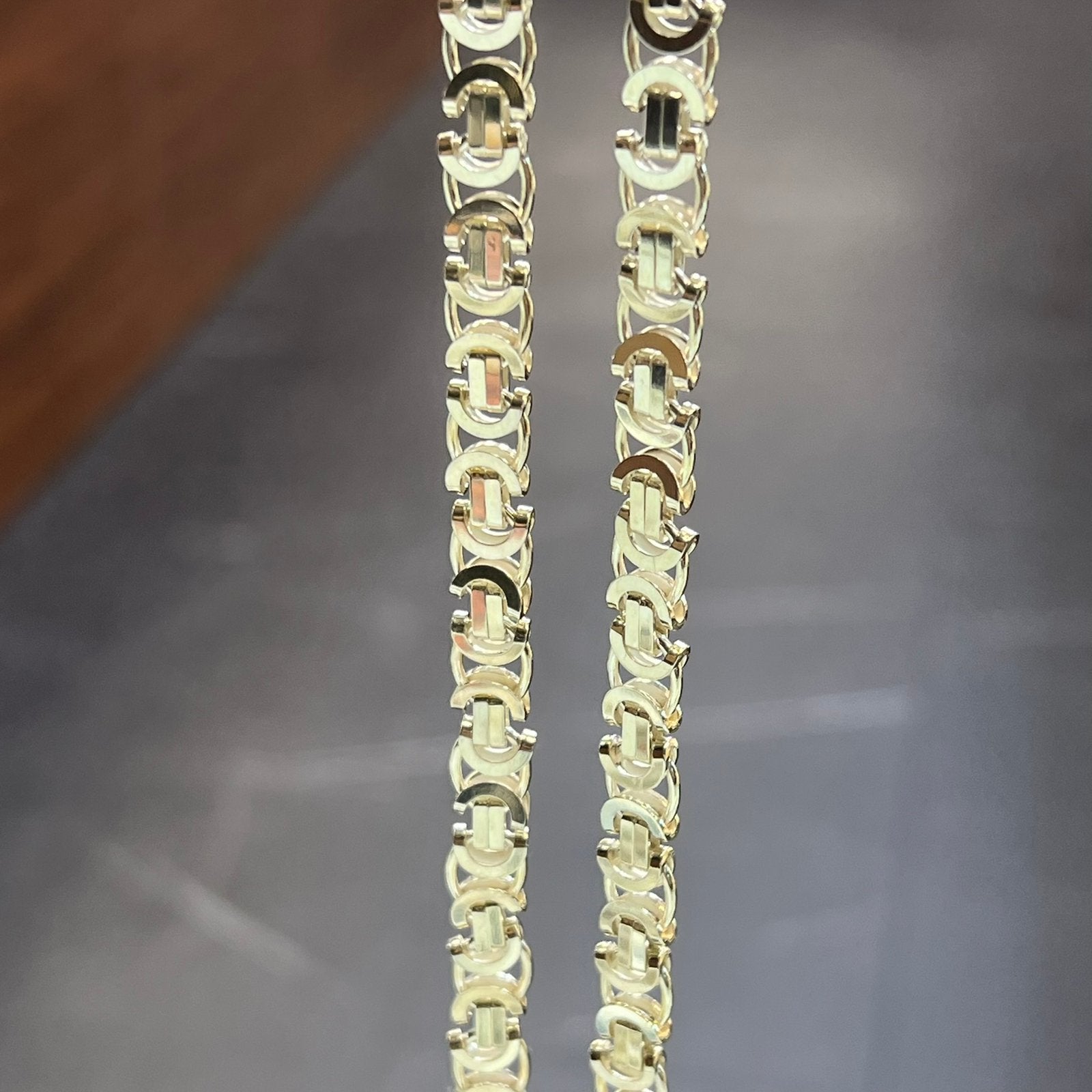 Silver ketting zilver 925 koningsketting platte schakel, Sieraden, Tassen en Uiterlijk, Kettingen, Ophalen of Verzenden, Zo goed als nieuw
