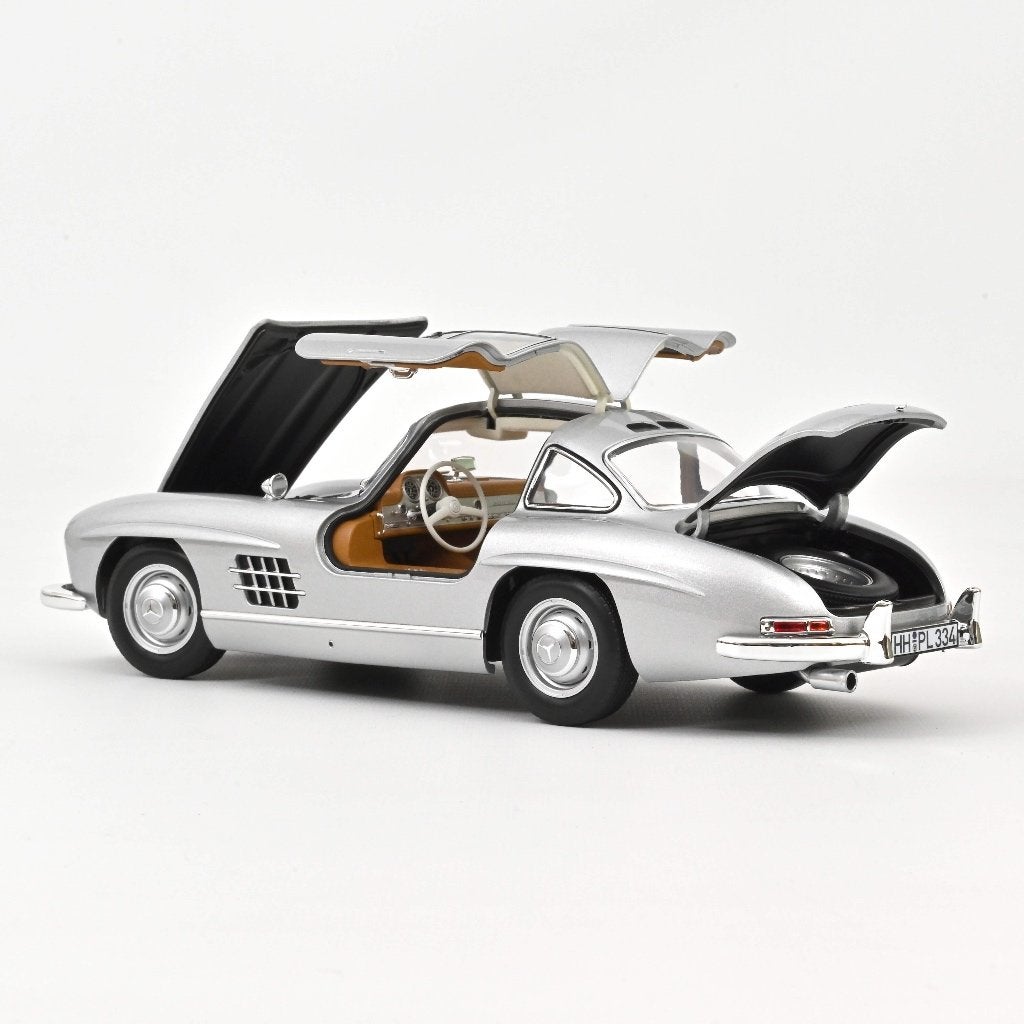 Mercedes Benz 300 SL 1954 Zilver schaal 1/18 NOREV R. 183857, Verzenden, Nieuw, Auto, Norev