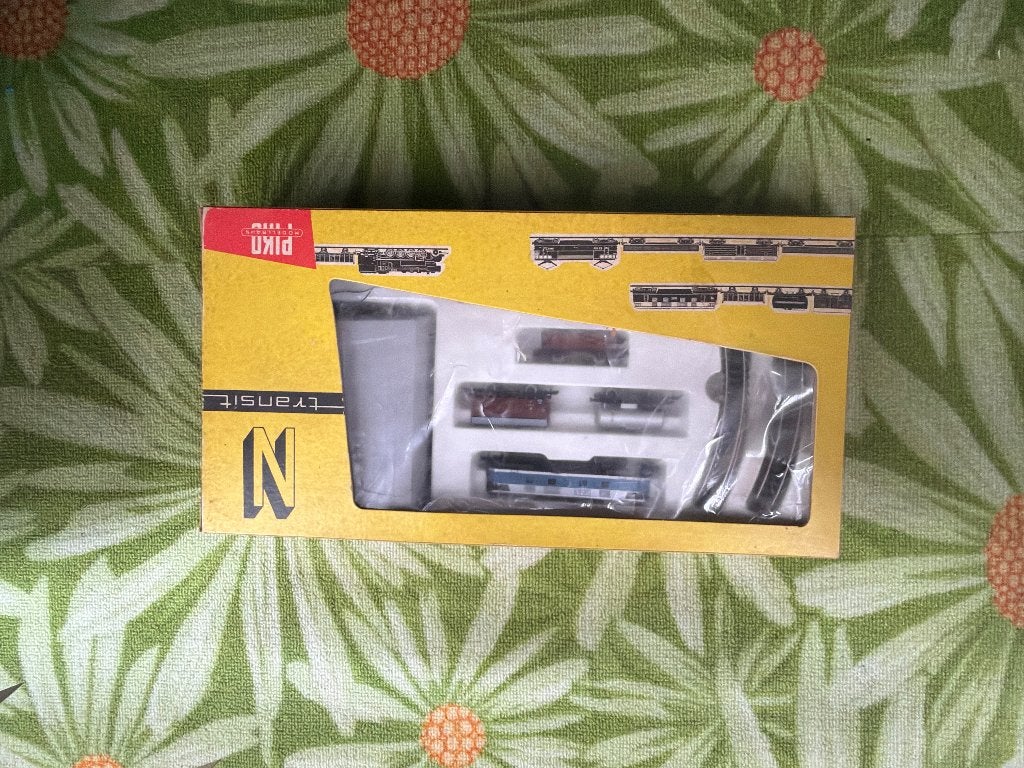 DDR Piko N Spoor startset Minol, Treinset, Gelijkstroom, Zo goed als nieuw, Piko