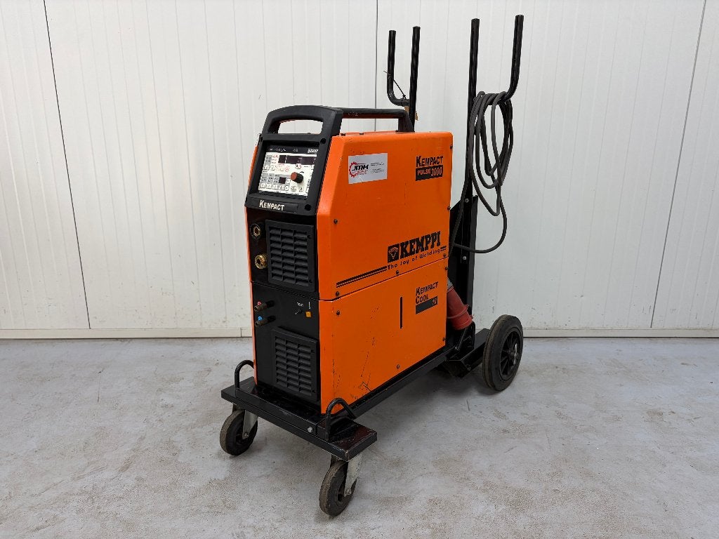 Kemppi Kempact 3000 pulse mig/mag lasapparaat WTGK 400V, Doe-het-zelf en Verbouw, Ophalen of Verzenden, Gebruikt, 250 ampère of meer