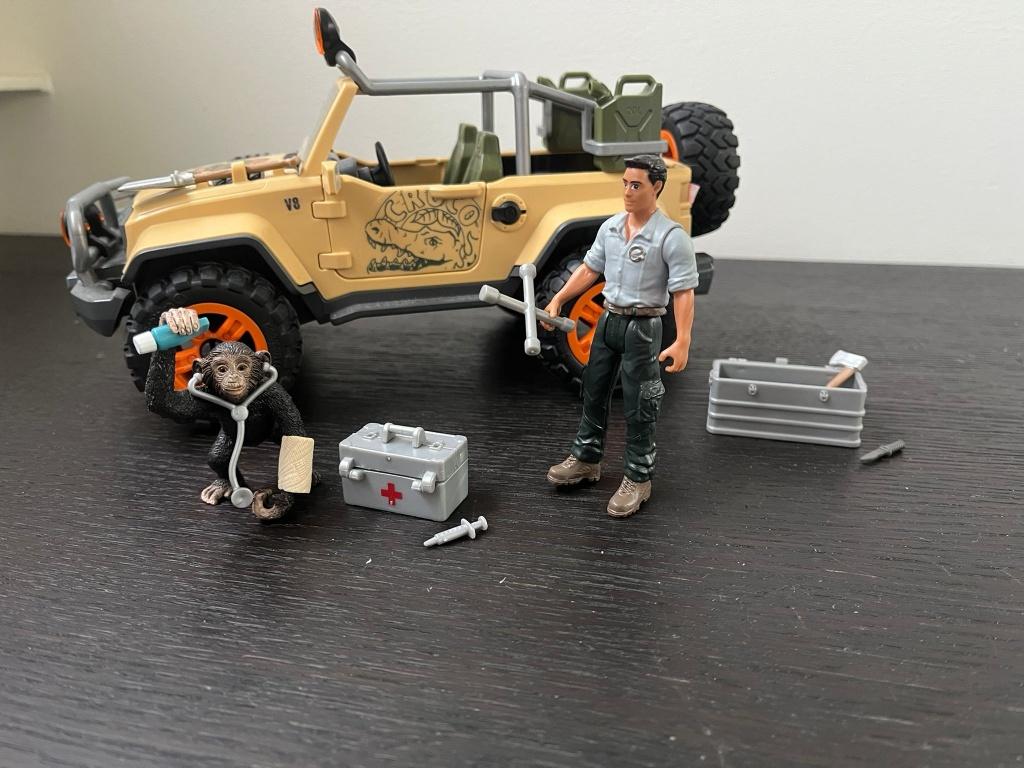 Schleich wildlife jeep, Ophalen, Zo goed als nieuw