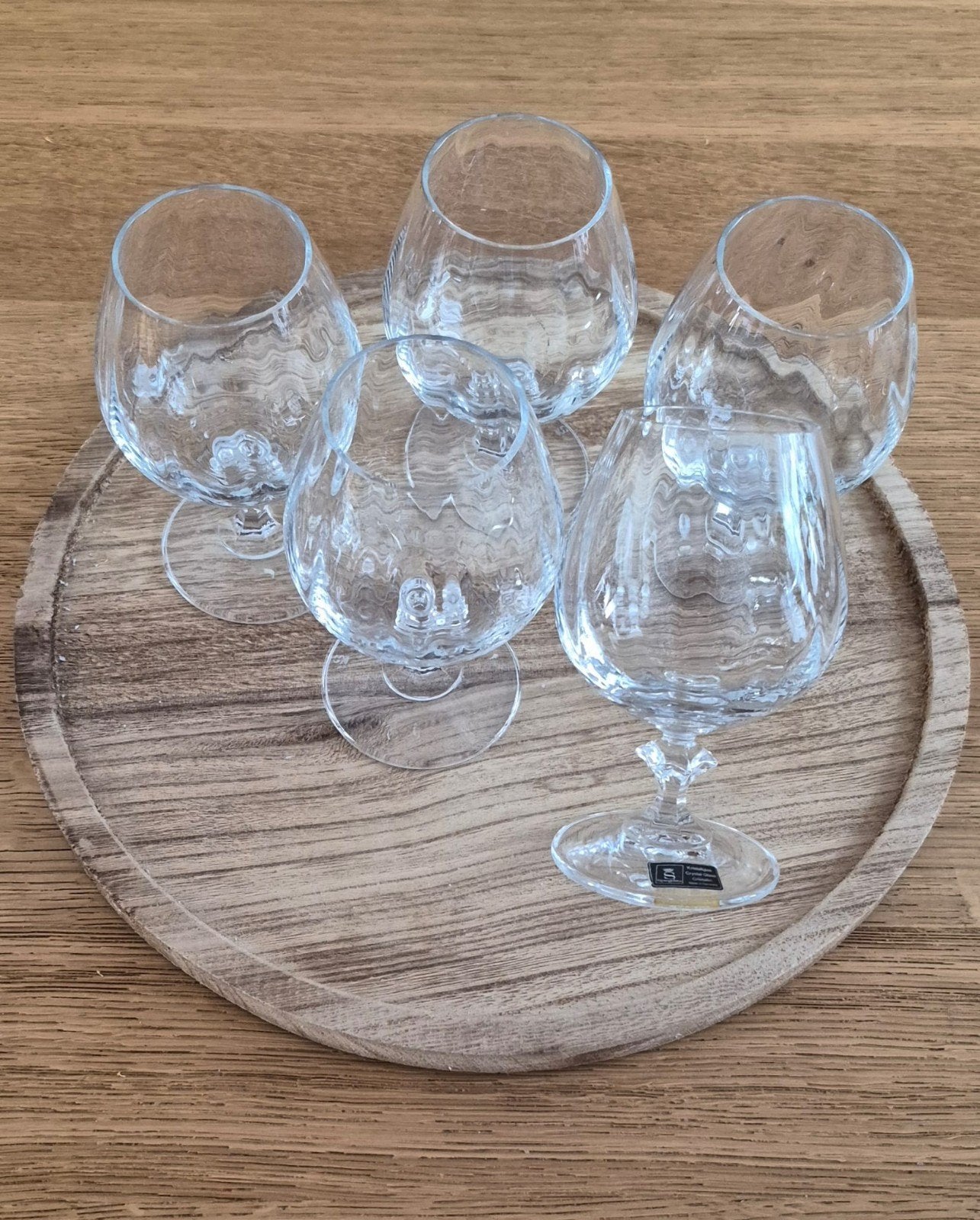 5 Mooie kristalen glazen, Spiegelau te, Antiek en Kunst, Ophalen of Verzenden