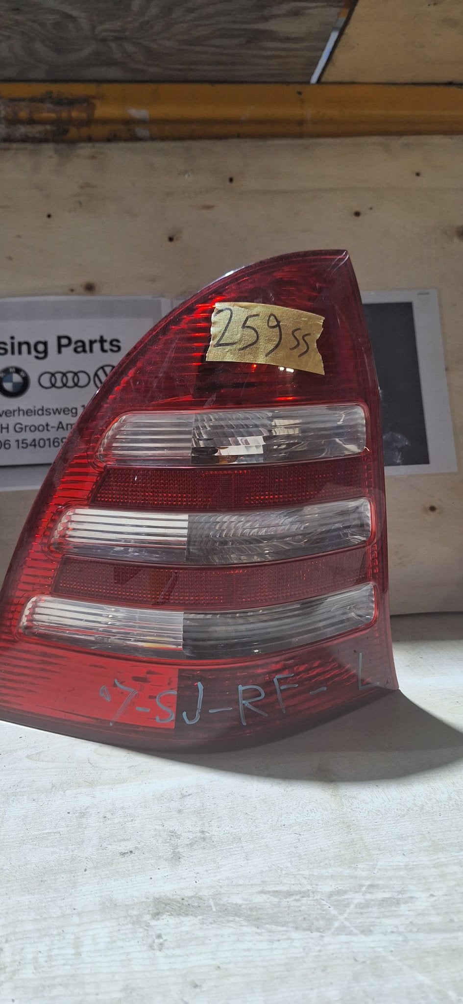 Mercedes-Benz C W203 Achter-/achterlichten 2038202364L  259S, Gebruikt, -, -, Ophalen of Verzenden
