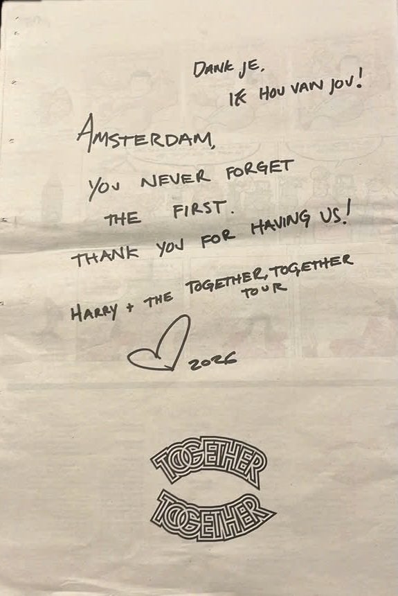 Harry Styles Parool, Ophalen, Gelezen, Krant